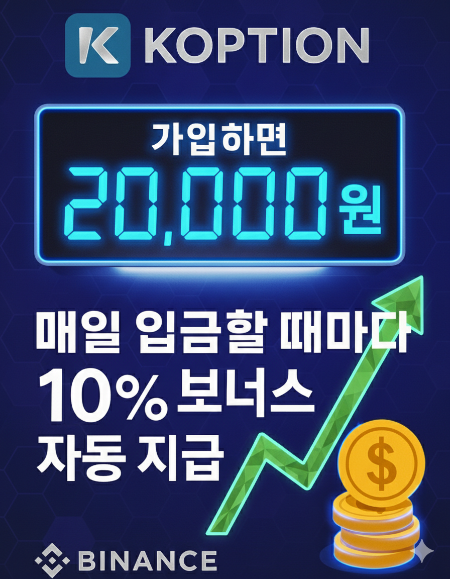 KOPTION 선물거래 프리미엄 이미지